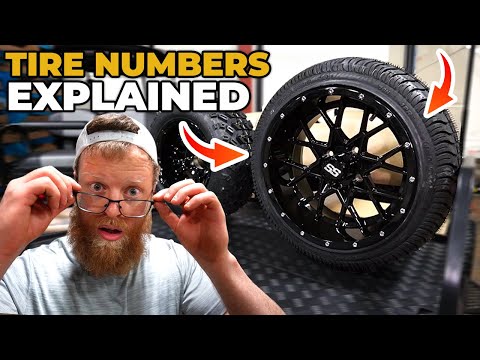 What the Size Numbers mean on your golf cart tires!