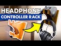 Classy Headphone Controller Rack