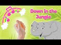 Dough Dance Finger Gym Routine Down In The Jungle Nursery Rhyme With Playdough