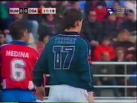 Numancia-Osasuna 2a division temporada 98-99