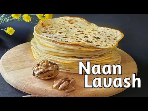 My Favorite Flatbread for Kebabs - Soft and Leavened Lavash