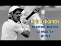 Kris Srikanth S Explosive Batting Vs Pakistan Champions Trophy 1989 Sharjah Classic Match