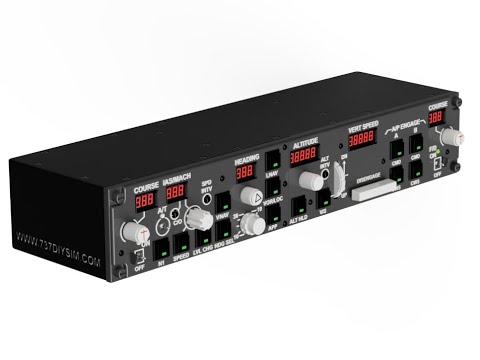 Boeing 737 AutoPilot Panel (MCP) for MSFS2020, Prosim & PMDG