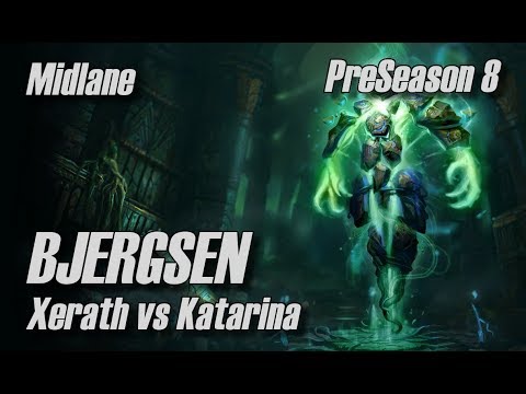 Bjergsen - Xerath vs Katarina Midlane - PreSeason 8
