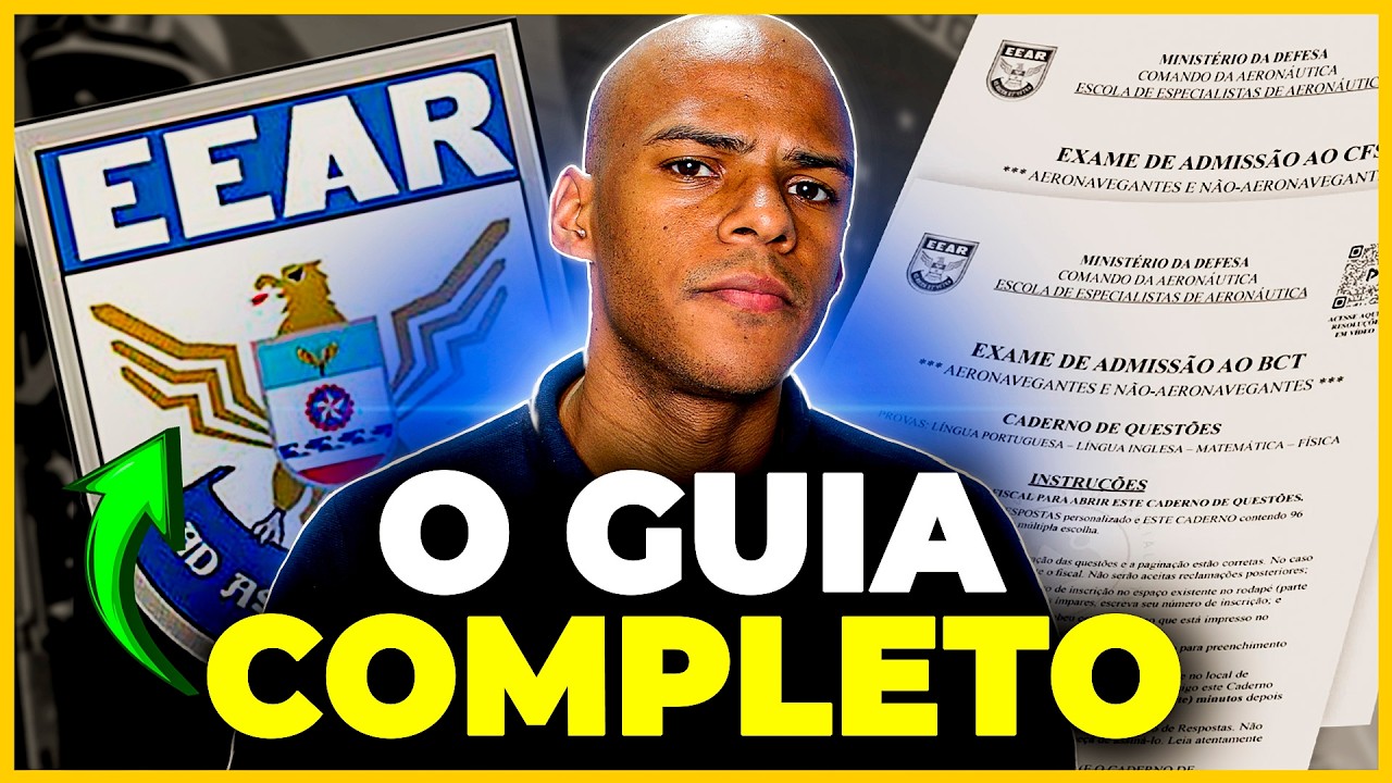 O GUIA COMPLETO PRA VOCÊ PASSAR NA EEAR | Aplique Hoje Mesmo!