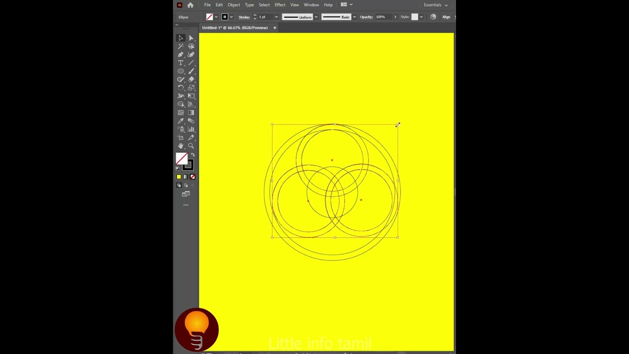 Logo Design  Adobe Illustrator CC Tutorial 40 #shorts #shortsfeed