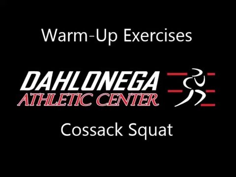 Cossack Squat - Warm-Up Exercises