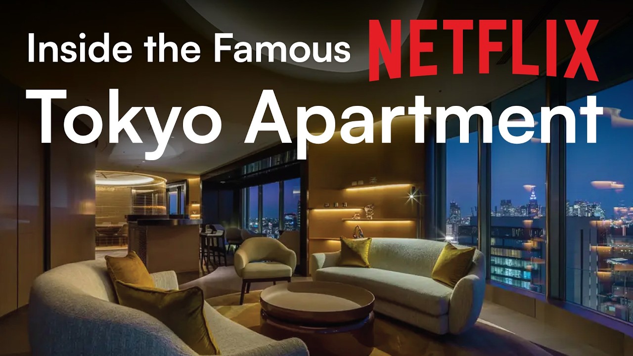Living room inside Park Court Aoyama The Tower, Minami-Aoyama, Tokyo