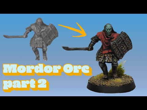 Mordor Orc painting tutorial part 2
