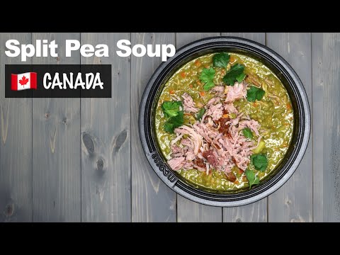 How to make Split Pea Soup | Canada | 1-min Recipe Video #shorts
