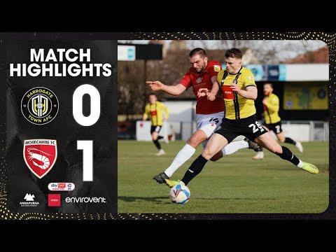 Harrogate Town 0-1 Morecambe League Two 2020/21