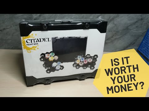 Unboxing and Review of the Citadel Paint Box