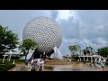Exiting EPCOT In The Rain In 4K Walt Disney World Orlando Florida June 2022