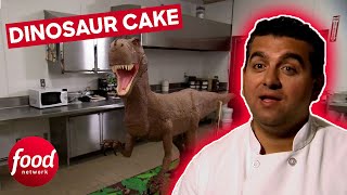 Buddy's Makes A GIANT Dinosaur Cake At The Museum | Cake Boss