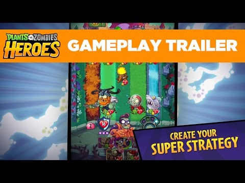 Plants vs. Zombies Heroes Gameplay Trailer