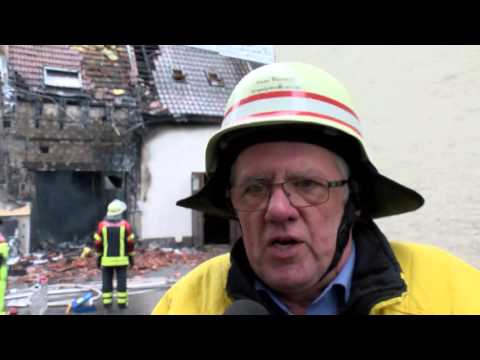 Scheunenbrand im Wohngebiet in Schatthausen