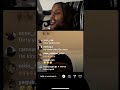 Horrid1 Beefs Old Cellmate On Ig Live CGM Cgm 1011
