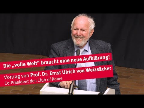 Vortrag von Prof. Dr. Ernst Ulrich von Weizsäcker (Club of Rome) 
