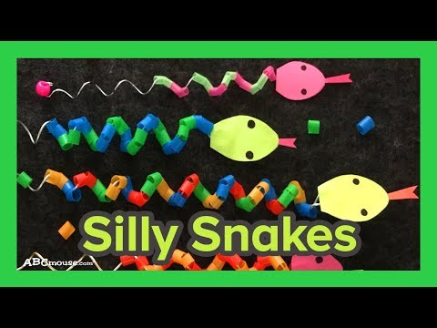 Art Activity for Kids: Silly Snake Craft by ABCmouse.com