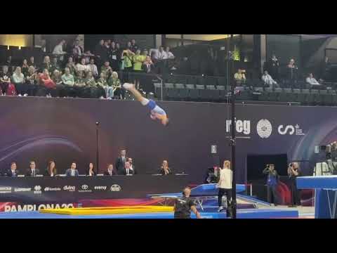 🥈 Mikhail Zalomin — Silver Medal at the 2025 World Trampoline Championships!