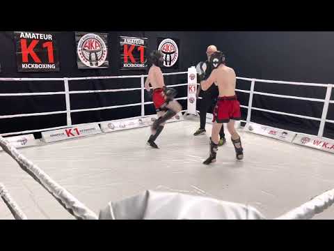 WKA Amateur English Welterweight Title ( K1-Rules ) : Liam Rathbone vs Callum Barlow - Round 2.