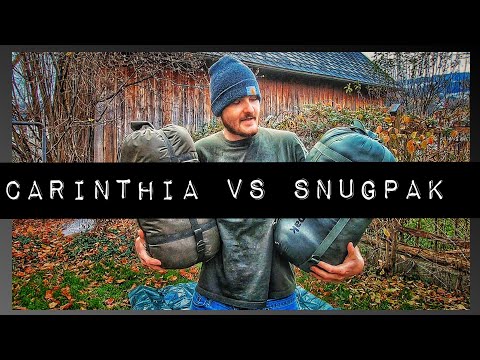 DEFENCE 4 vs SNUGPAK SLEEPER EXTREME | CARINTHIA VS SNUGPAK | Budget SCHLAFSÄCKE?!?