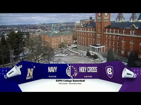 Highlights: Navy Men's Basketball @ Holy Cross (1/3/26)