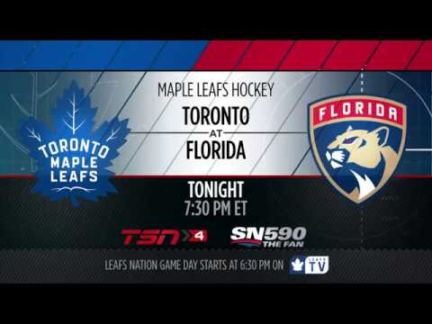 Maple Leafs Game Preview: Toronto at Florida - March 14, 2017