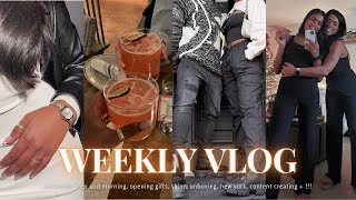 WEEKLY VLOG ♡ (SHOPPING SPREE, GIVING GIFTS, SKIMS, NYC, FAMILY PHOTOSHOOT, BUSINESS DINNER +!!)
