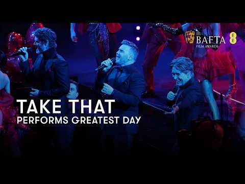 Take That light up the BAFTA stage with Greatest Day as featured in Anora  | BAFTA Film Awards 2025