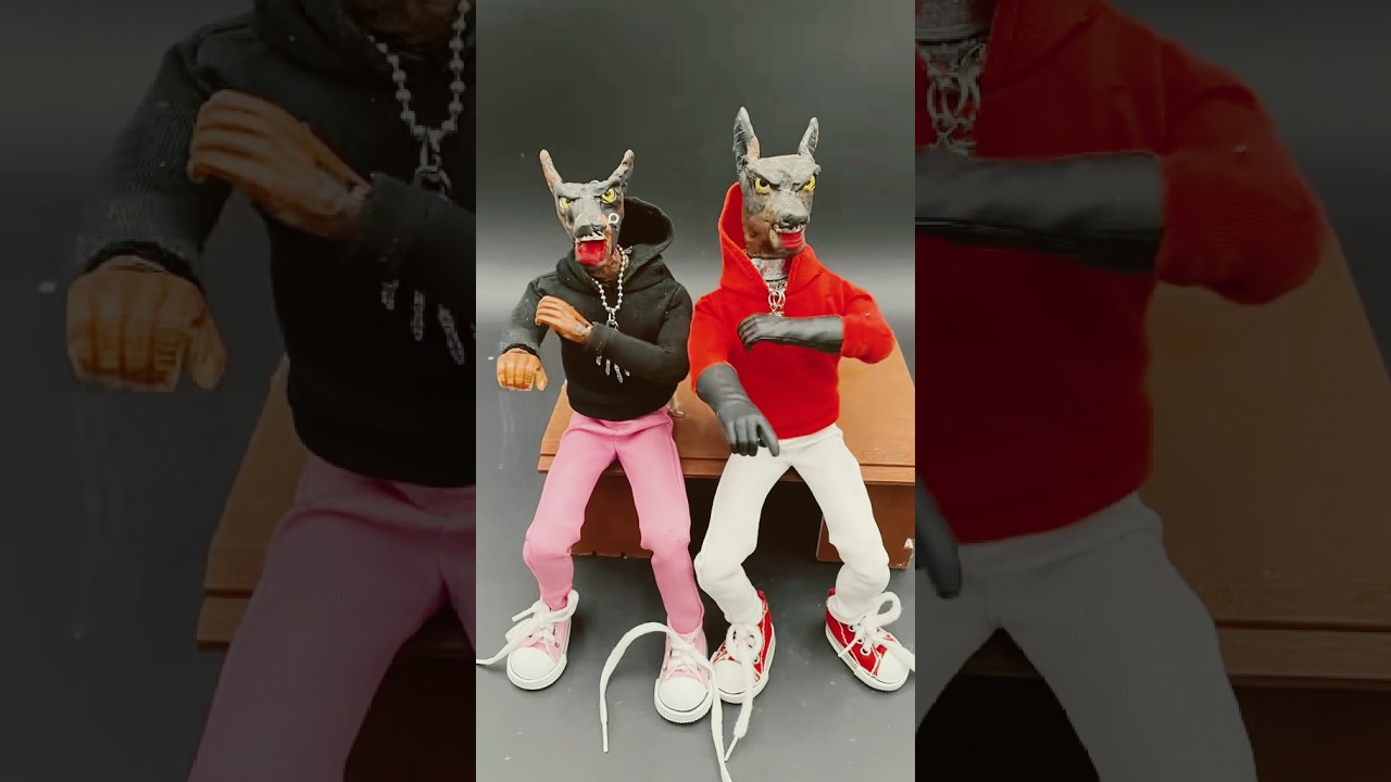 Stopmotion Animation Rapping Dogs