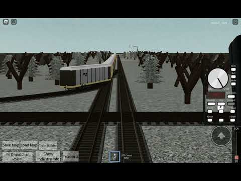 CSX Autorack Train Heading To Dannersville City | December 13, 2001