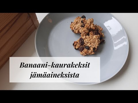 Virtuaalityöpaja: Banaani-kaurakeksit jämäaineksista