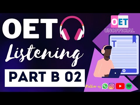 OET Listening PART B Test 04 _Nurses and doctors -2023