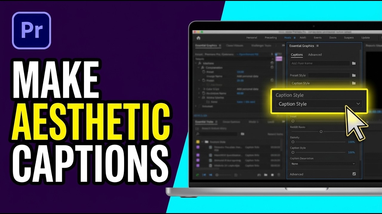 How to Make Aesthetic Captions in Premiere Pro 2026 (Simple Step)