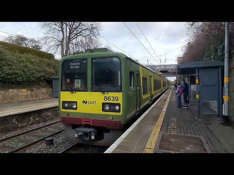 Onboard Ride on DART class 8520 number 8639 from Glenageary to Sandymount.