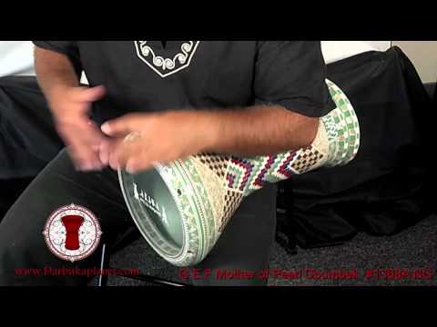 Gawharet El Fan New Generation Mixed Colors Darbuka - Mother of Pearl Professional Drum
