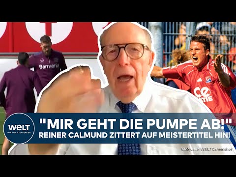 FUßBALL: Leverkusen morgen Meister? "Vizekusen-Virus in mir!" Reiner Calmund fiebert mit Fans!