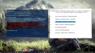 Solucionar problemas de Windows - Método #2: Windows Update desde la línea de comandos - PowerShell