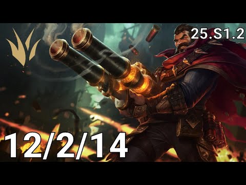 Graves Jungle vs Rek'Sai - EUW Master | Patch 25.S1.2