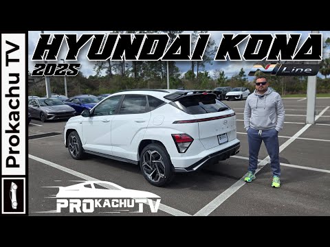 Hyundai Kona N Line 2025 – Шустрый кроссовер с горячим характером!