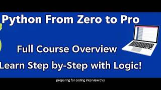 Introduction to Python Programming | Python From Basics to Advance | Full Course Introduction