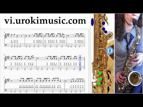 Học Kèn Saxophone (Alto) Nicky Jam ft. Will Smith - Live It Up Nốt Nhạc Bài Hát um-ih687
