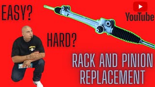 how to replace a rack and pinion Toyota Yaris (no subframe removal needed)