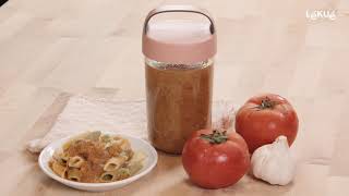 Lékué Höyrypata mikroon: Tomaattikastike resepti