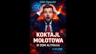 Sam Altman zaatakowany — ktoś rzucił koktajlem Mołotowa w jego dom 😨