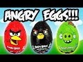 NEW ANGRY BIRDS Surprise Eggs Disney Cars SpongeBob TOY Story 12 Epic Surprise Eggs Angrybirds