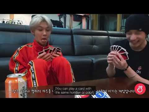 {ENG SUB} stray kids | Felix and Bangchan playing uno