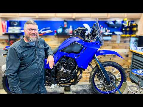 Modifying My Yamaha Adventure Bike in a Snowstorm!