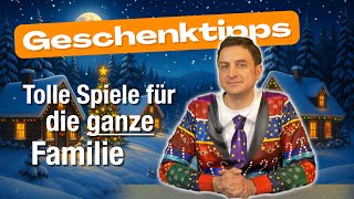 12 Brettspiele, Würfel- und Kartenspiele: Geschenktipps und Geschenkideen für die ganze Familie